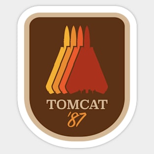 F-14 Tomcat (Small logo) Sticker